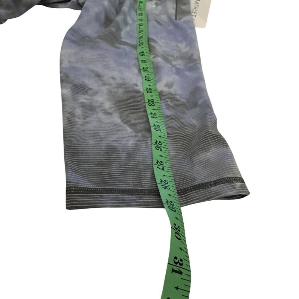NWT Athleta Salutation Stash Pocket II Space Dye Blueish Gray Capri 2X - Picture 9 of 13